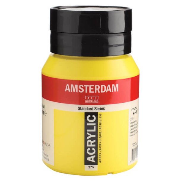 Amsterdam Standard akrylmaling 275 Primary yellow - 500 ml