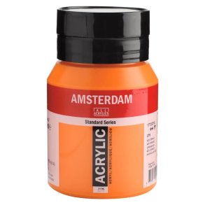 Amsterdam Standard akrylfrg 276 Azo Orange - 500 ml