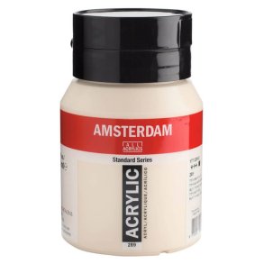 Amsterdam Standard akrylfrg 289 Titanium buff Light- 500 ml
