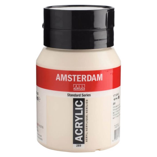 Amsterdam Standard akrylmaling 289 Titanium buff Light- 500 ml