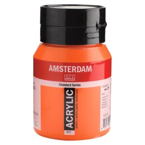 Amsterdam Standard akrylfrg 311 Vermillon - 500 ml