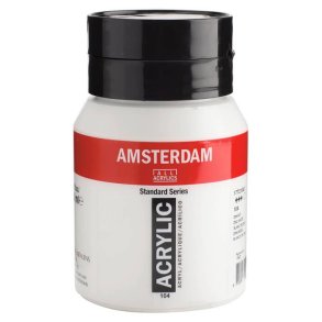 Amsterdam Standard akrylfrg 104 Zinc white - 500 ml