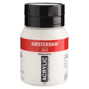 Amsterdam Standard akrylfrg 105 Titanium white - 500 ml