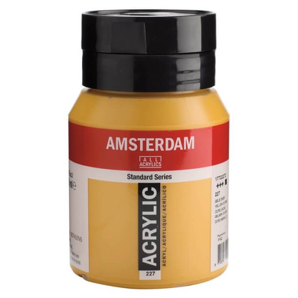 Amsterdam Standard akrylmaling 227 Yellow ochre - 500 ml