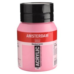 Amsterdam Standard akrylmaling 385 Quinacidone rose Light - 500 ml
