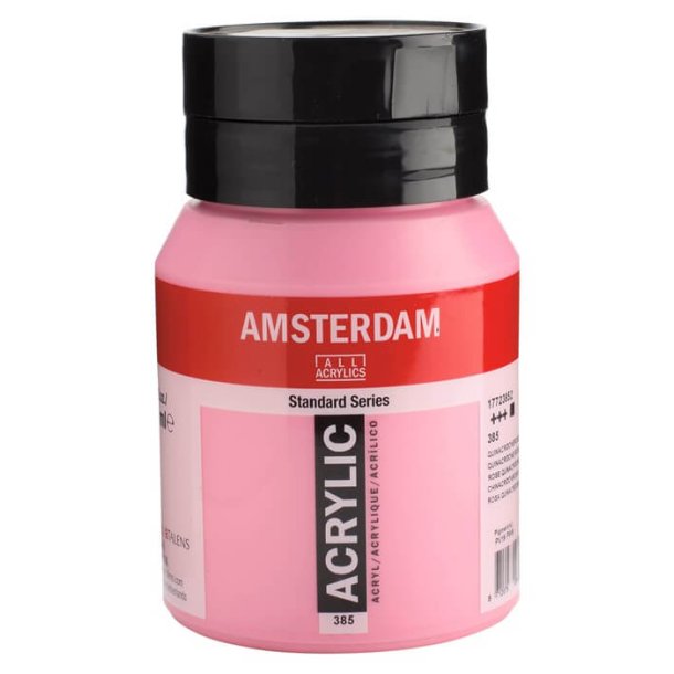 Amsterdam Standard akrylfrg 385 Quinacidone rose Light - 500 ml