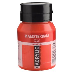 Amsterdam Standard akrylfrg 396 Naphtol red Medium - 500 ml
