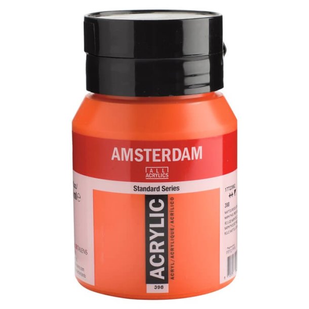 Amsterdam Standard akrylmaling 398 Naphtol red Light - 500 ml