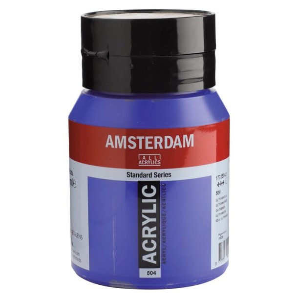 Amsterdam Standard akrylmaling 504 Ultramarine - 500 ml