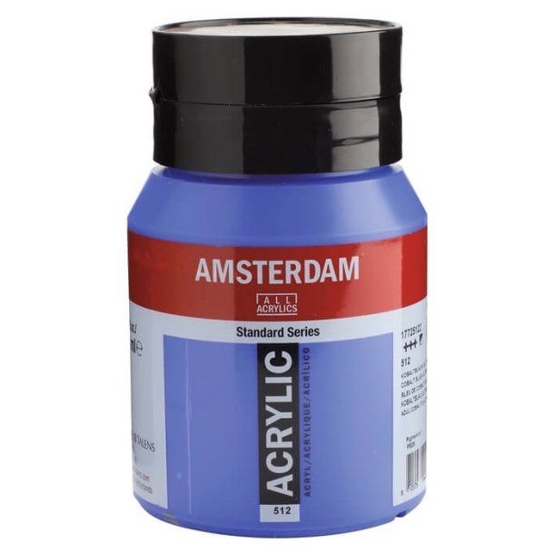 Amsterdam Standard akrylmaling 512 Cobalt blue (ultramarine) - 500 ml