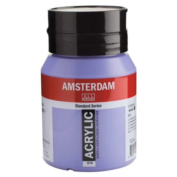 Amsterdam Standard akrylmaling 519 Ultramarine violet Light - 500 ml