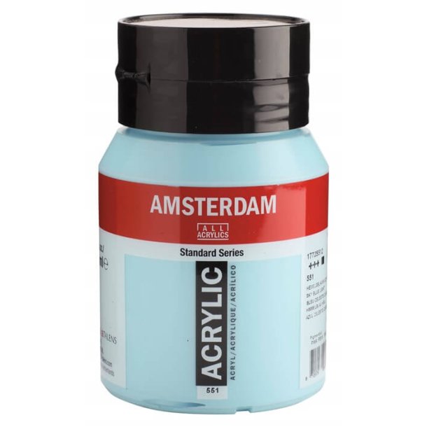 Amsterdam Standard akrylmaling 551 Sky blue Light - 500 ml