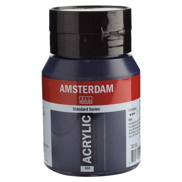 Amsterdam Standard akrylmaling 566 Prussian blue (phthalo) - 500 ml
