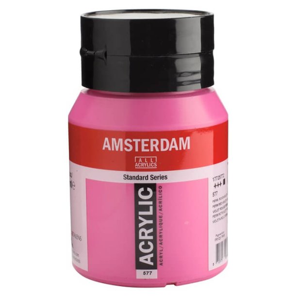 Amsterdam Standard akrylmaling 577 Permanent red violet Light - 500 ml