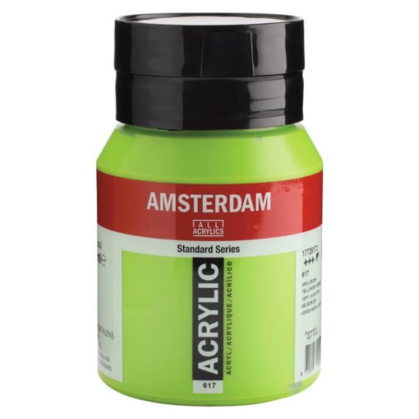Amsterdam Standard akrylmaling 617 Yellow green - 500 ml