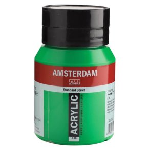 Amsterdam Standard akrylfrg 618 Permanent green Light - 500 ml