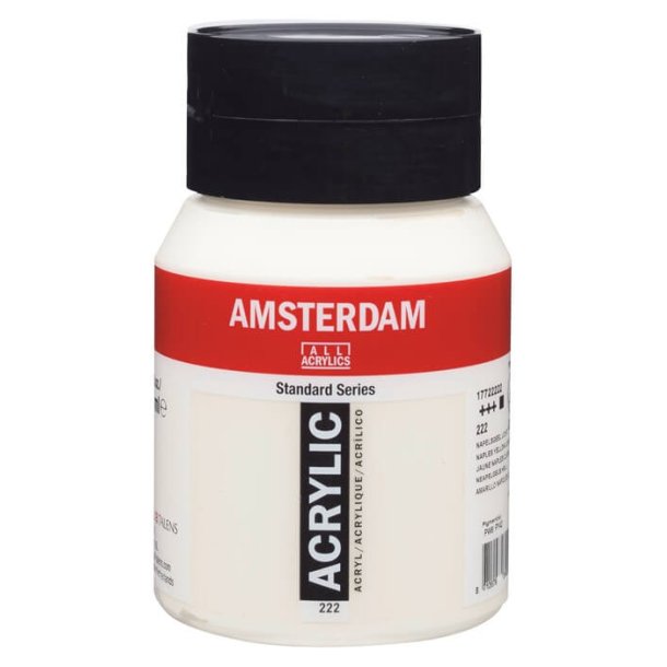 Amsterdam Standard akrylmaling 222 Naples yellow Light- 500 ml
