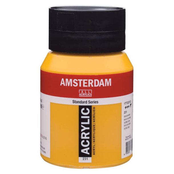 Amsterdam Standard akrylmaling 231 Gold ochre - 500 ml