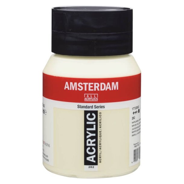 Amsterdam Standard akrylmaling 282 Naples yellow green- 500 ml