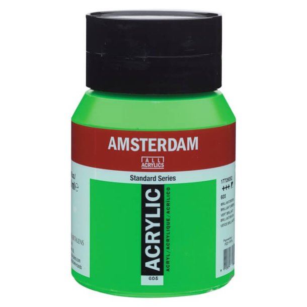 Amsterdam Standard akrylmaling 605 Brilliant green - 500 ml