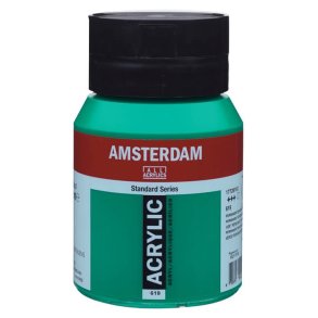 Amsterdam Standard akrylfrg 619 Permanent green Deep - 500 ml