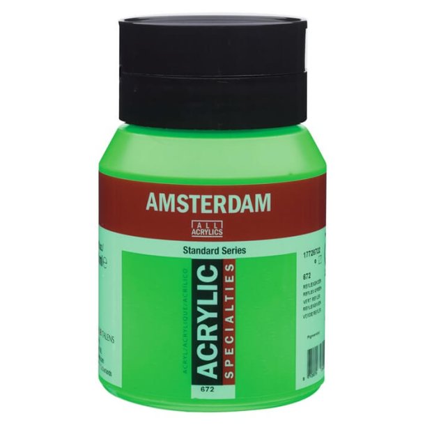 Amsterdam Standard akrylfrg 672 Reflex green - 500 ml