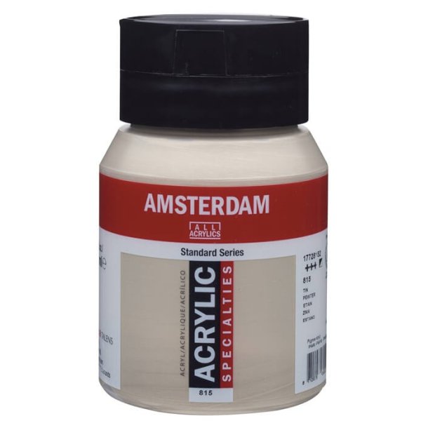 Amsterdam Standard akrylmaling 815 Pewter - Tin - 500 ml