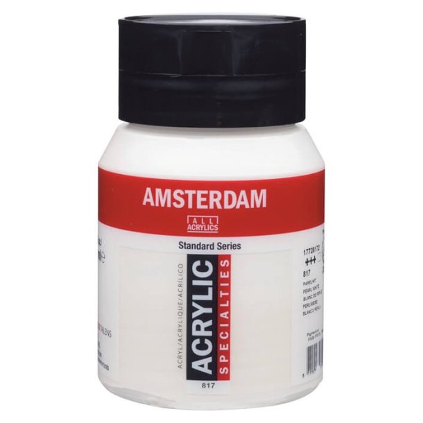 Amsterdam Standard akrylmaling 817 Pearl white - 500 ml