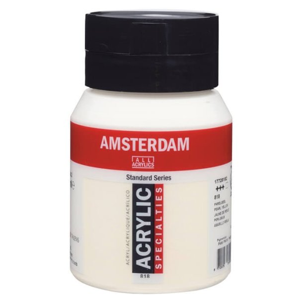 Amsterdam Standard akrylmaling 818 Pearl yellow - 500 ml