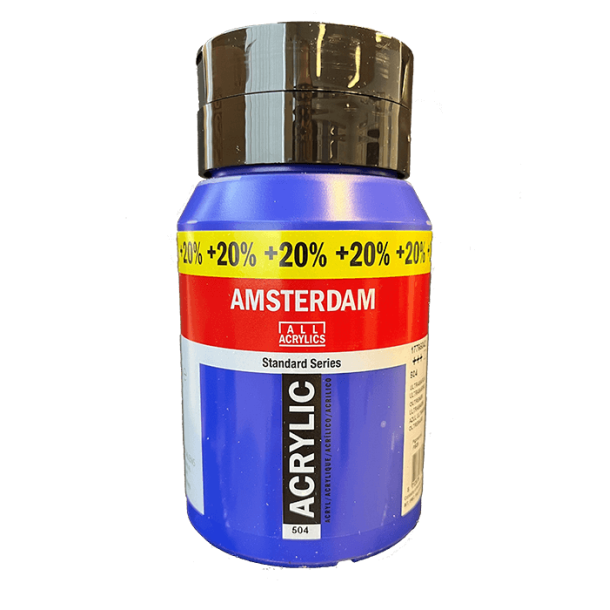 Amsterdam Standard akrylmaling 504 Ultramarine - 600 ml Kampagne