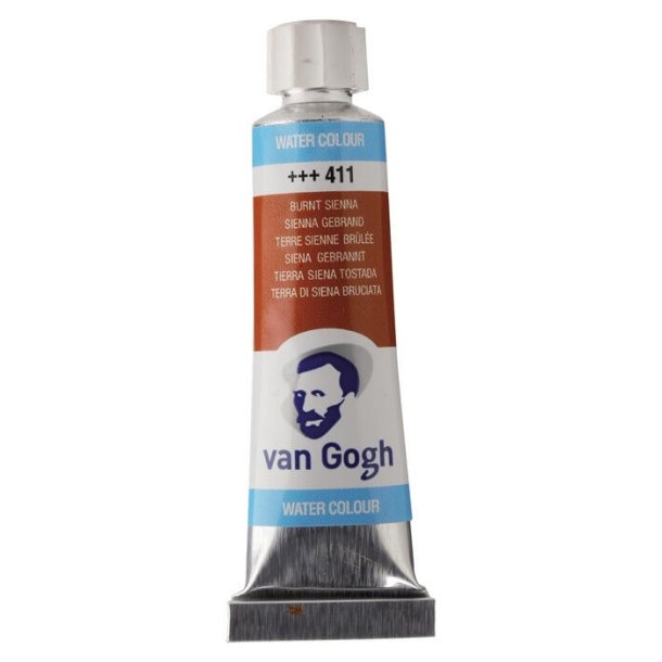 Van Gogh akvarelmaling 411 Burnt sienna - 10 ml 