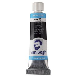 Van Gogh akvarelmaling 701 Ivory black - 10 ml