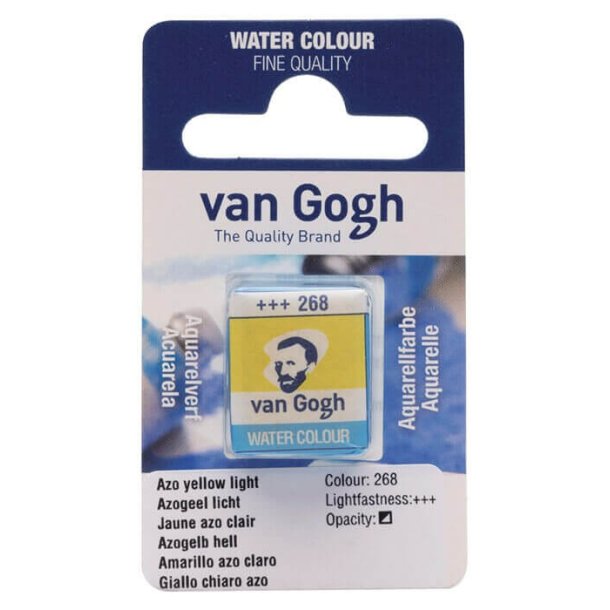 Van Gogh Akvarelfrg 268 Azo Yellow Light half-pan