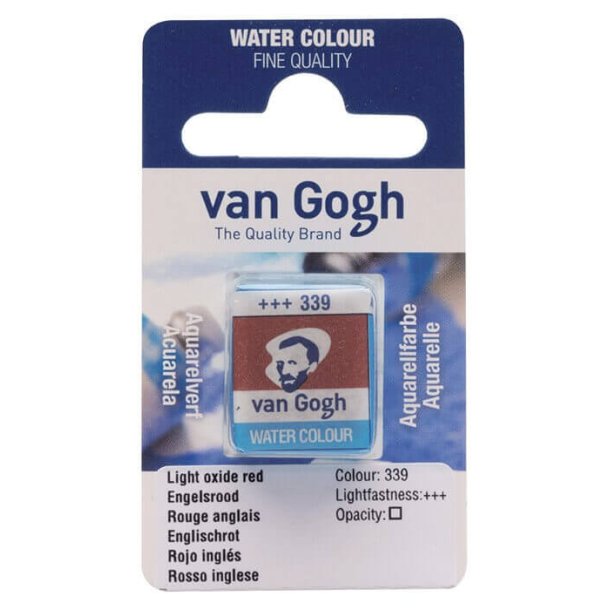 Van Gogh Akvarelfrg 339 Light Oxide Red half-pan