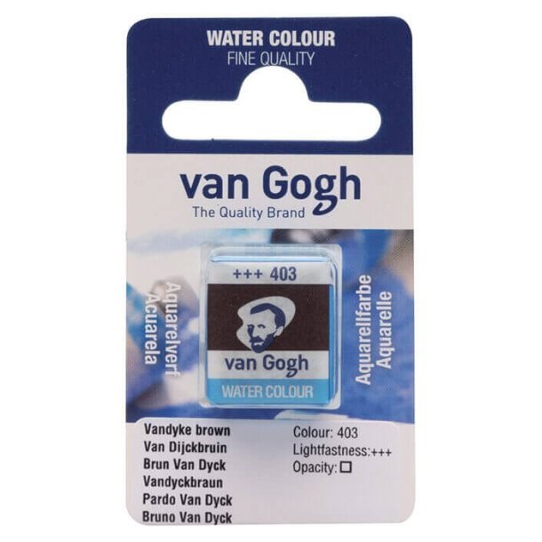 Van Gogh Akvarelfrg 403 Vandyke Brown half-pan