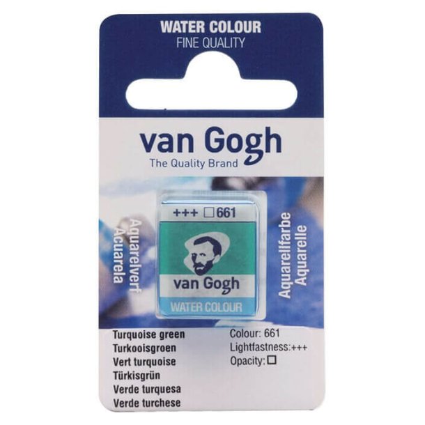 Van Gogh Akvarelfrg 661 Turquoise Green half-pan