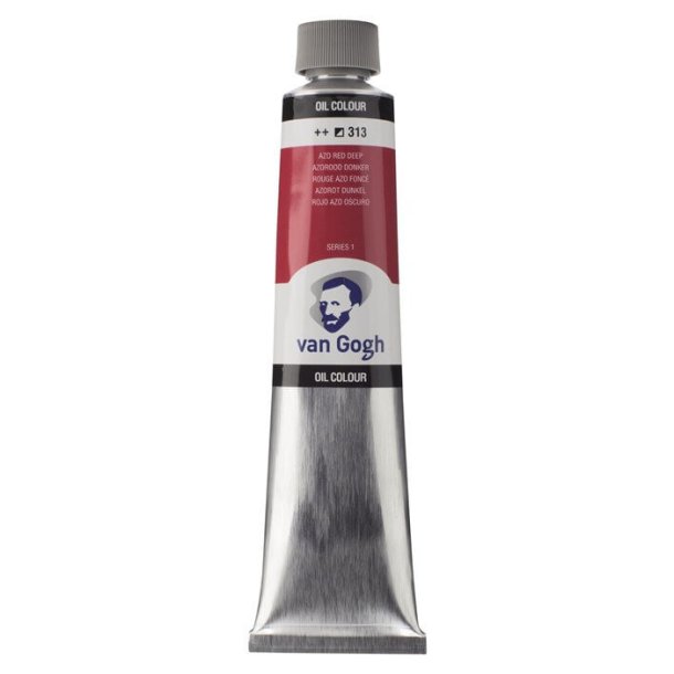 Van Gogh oljaf&auml;rg 313 Azo red Deep - 200 ml