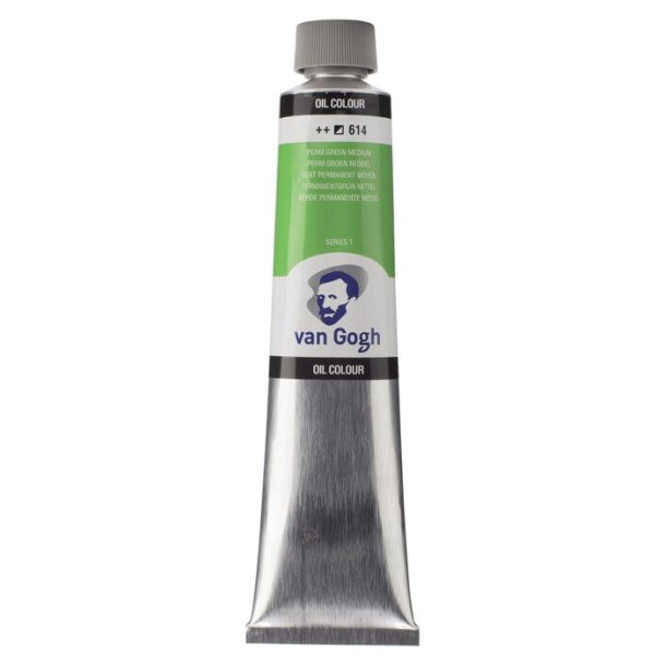 Van Gogh Oljaf&auml;rg 614 Permanent green Medium - 200 ml