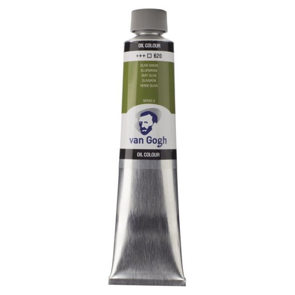 Van Gogh oljaf&auml;rg 620 Olive green - 200 ml