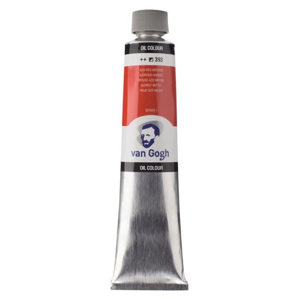 Van Gogh oljaf&auml;rg 393 Azo red Medium - 200 ml