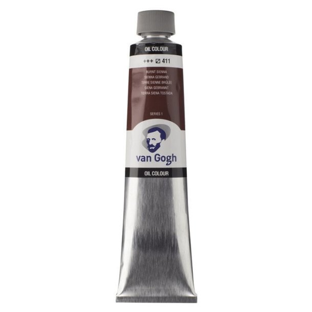 Van Gogh oljaf&auml;rg 411 Burnt sienna - 200 ml