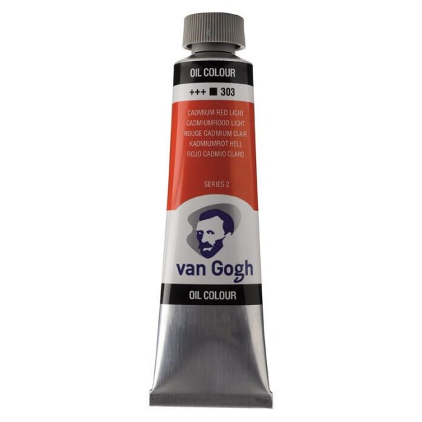 Van Gogh oljaf&auml;rg 303 Cadmium red Light - 40 ml