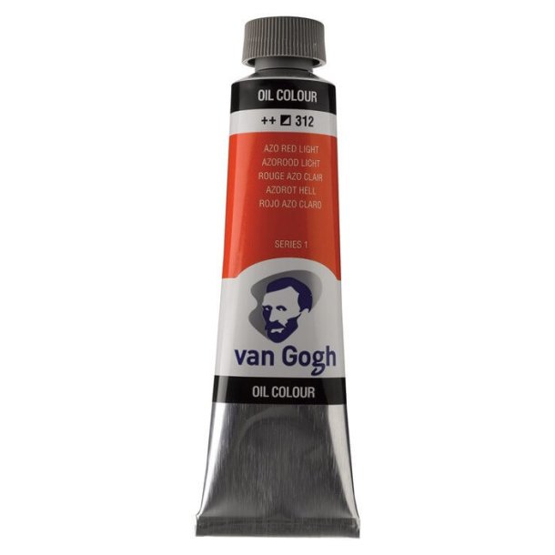 Van Gogh oljaf&auml;rg 312 Azo red Light - 40 ml