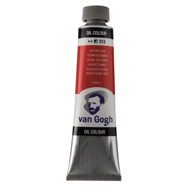 Van Gogh oljaf&auml;rg 313 Azo red Deep - 40 ml