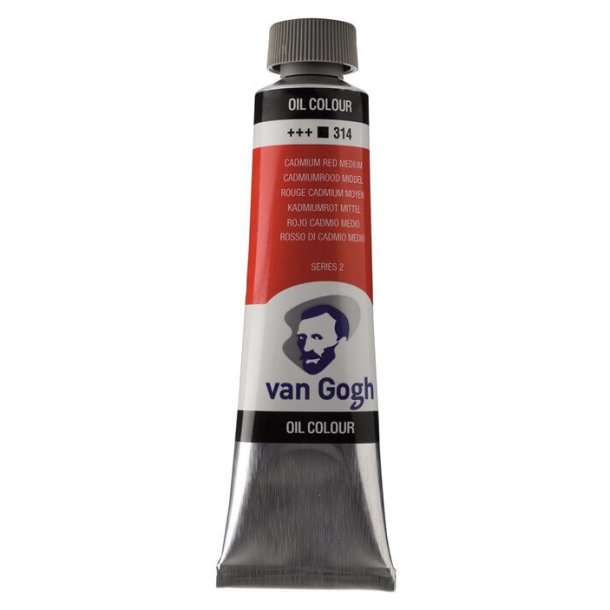 Van Gogh oljaf&auml;rg 314 Cadmium red Medium - 40 ml