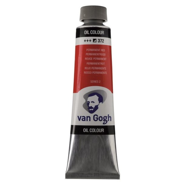 Van Gogh oljaf&auml;rg 372 Permanent red - 40 ml