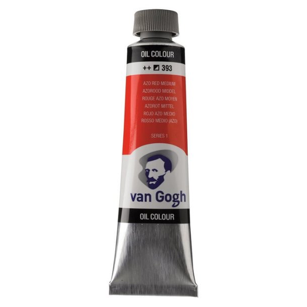 Van Gogh oljaf&auml;rg 393 Azo red Medium - 40 ml