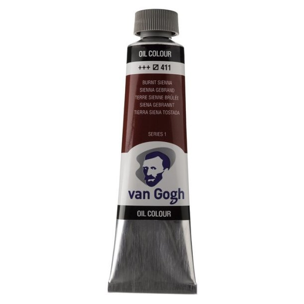 Van Gogh oljaf&auml;rg 411 Burnt sienna - 40 ml