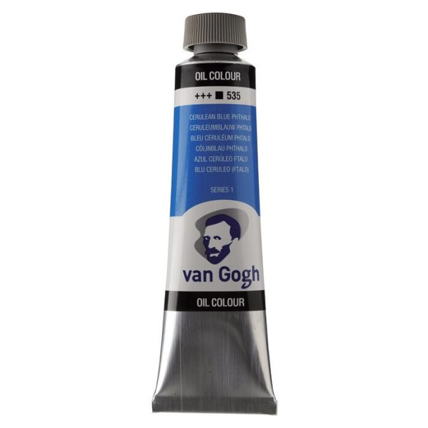 Van Gogh oljaf&auml;rg 535 Cerulean blue (phthalo) - 40 ml