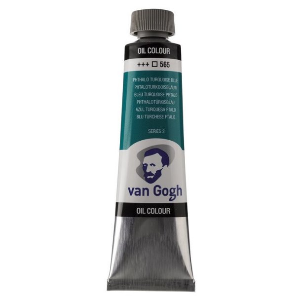 Van Gogh oljaf&auml;rg 565 Phthalo turquoise blue - 40 ml